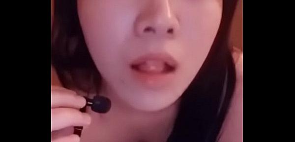  korean girl solo with toys on webcam